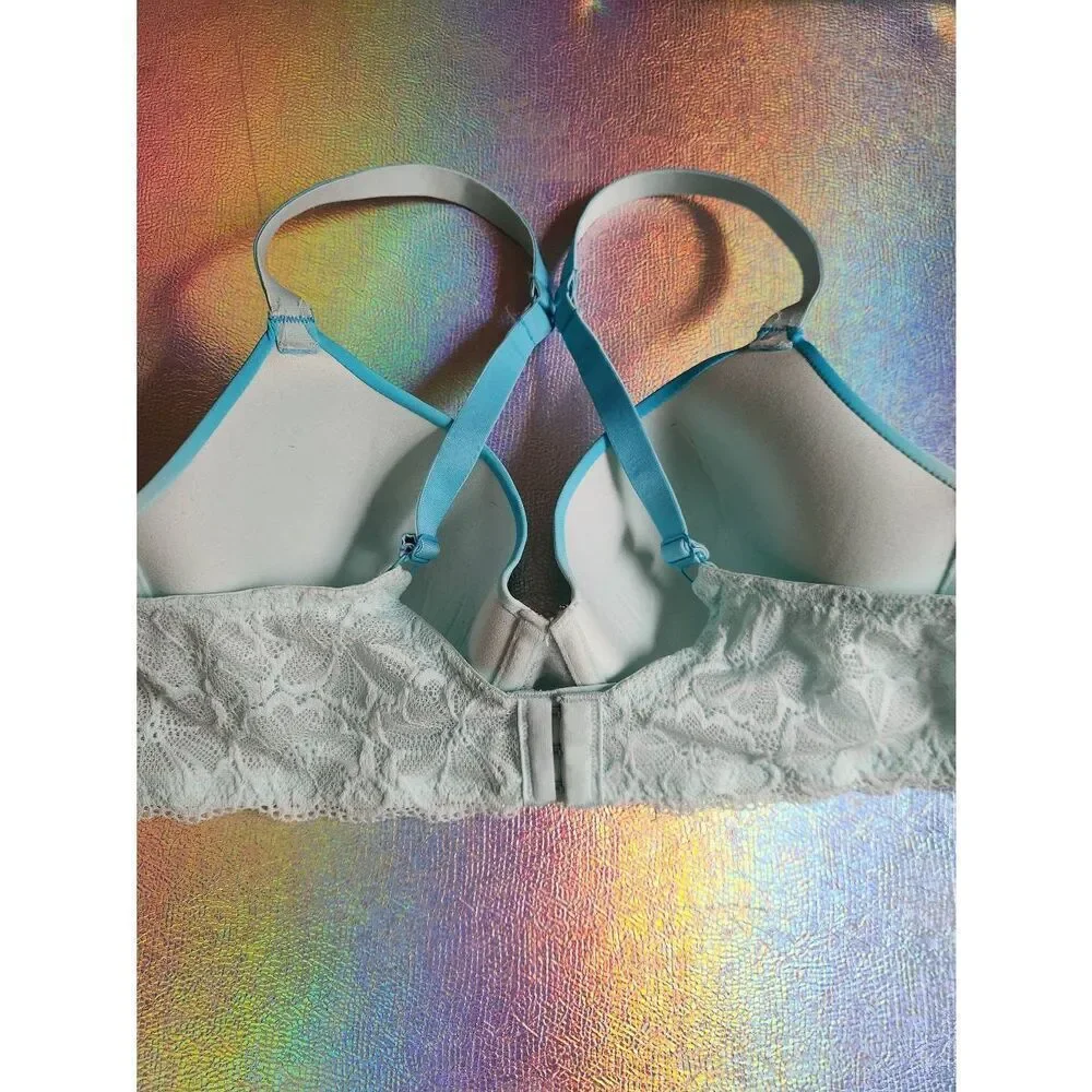 No Boundaries ombre aqua T-Shirt Bra Size 40C